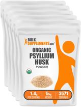 Suplemento Nutricional BulkSupplements Polvo Orgánico de Cáscara de Psyllium 5 kg