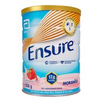 Suplemento nutricional ensure morango com 850g