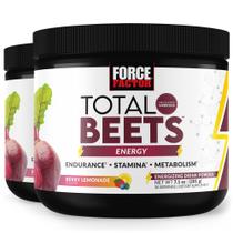 Suplemento nutricional Force Factor Total Beets Energy, pacote com 2 unidades