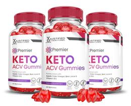 Suplemento Nutricional Justified Laboratories Premier Keto Gummies con Vinagre de Sidra de Manzana 1000MG y B12 Vegano