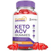 Suplemento nutricional Justified Labs Turbo Ripped Keto ACV Gummies 1000 mg 60 unidades