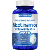 Suplemento nutricional NasaBeaHava Nicotinamida 600 mg Resveratrol