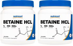 Suplemento nutricional Nutricost Betaine HCl em pó 500g x2