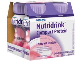 Suplemento Nutricional Nutridrink Compact Protein - Morango Integral 125ml cada 4 Unidades Suplemento Nutricional Nutridrink Compact Protein - Morango Integral 125ml cada 4 Unidades