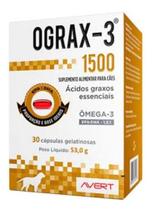 Suplemento Nutricional Ograx-3 1500mg 30 Cáp. Gelatinosas