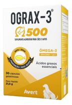 Suplemento Nutricional Ograx-3 500 C/30cp Para Cães E Gatos
