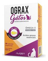 Suplemento Nutricional Ograx Gatos 30 Cápsulas Gelatinosas