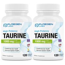 Suplemento nutricional Puregen Labs Taurine 1000 mg 240 cápsulas vegetais Suplemento nutricional Puregen Labs Taurine 1000 mg 240 cápsulas vegetais