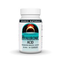 Suplemento Nutricional Source Naturals Ácido Hialurônico 50mg 60 Cápsulas