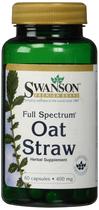 Suplemento nutricional Swanson Full Spectrum Oat Straw 400mg 60 cápsulas Suplemento nutricional Swanson Full Spectrum Oat Straw 400mg 60 cápsulas