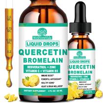 Suplemento Nutricional WellVeraVida Gotas de Quercetina com Bromelina Suplemento Nutricional WellVeraVida Gotas de Quercetina com Bromelina