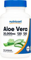 Suplemento Nutricost Aloe Vera 20.000 mg 120 cápsulas