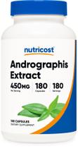 Suplemento Nutricost Andrographis Extract 450 mg 180 cápsulas