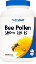 Suplemento Nutricost Bee Pollen 1500mg 240 cápsulas