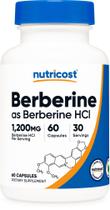 Suplemento Nutricost Berberina HCl 600mg 60 cápsulas