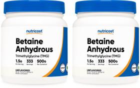 Suplemento Nutricost Betaína Anidra Trimetilglicina 500g