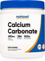 Suplemento Nutricost Carbonato de Cálcio em Pó 500g