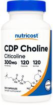 Suplemento Nutricost CDP Colina (Citicolina) 300 mg 120 cápsulas Suplemento Nutricost CDP Colina (Citicolina) 300 mg 120 cápsulas