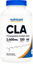 Suplemento Nutricost CLA 2400mg - Ácido Linoléico Conjugado