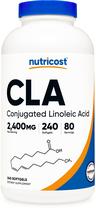 Suplemento Nutricost CLA (ácido linoléico conjugado) 2,4g 240 cápsulas gelatinosas Suplemento Nutricost CLA (ácido linoléico conjugado) 2,4g 240 cápsulas gelatinosas
