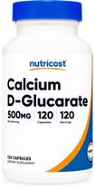 Suplemento Nutricost D-glucarato de cálcio 500 mg 120 cápsulas