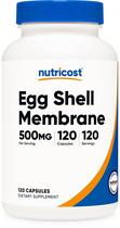 Suplemento Nutricost Egg Shell Membrane 500mg 120 cápsulas