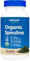 Suplemento Nutricost Espirulina orgânica 500mg 240 comprimidos Suplemento Nutricost Espirulina orgânica 500mg 240 comprimidos