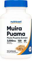 Suplemento Nutricost Extracto de Muira Puama 3000 mg 120 cápsulas Suplemento Nutricost Extracto de Muira Puama 3000 mg 120 cápsulas