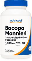 Suplemento Nutricost Extrato de Bacopa Monnieri 1000mg - 120 Cápsulas Suplemento Nutricost Extrato de Bacopa Monnieri 1000mg - 120 Cápsulas