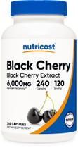Suplemento Nutricost Extrato de Cereja Preta 6000mg 240 Cápsulas