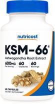 Suplemento Nutricost KSM-66 Extrato de raiz de Ashwagandha 600mg Suplemento Nutricost KSM-66 Extrato de raiz de Ashwagandha 600mg