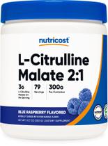 Suplemento Nutricost L-Citrulina Malato 2:1 - 300g (Framboesa Azul)