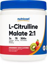 Suplemento Nutricost L-Citrulina Malato 2:1 (300g) - Sabor Morango e Kiwi Suplemento Nutricost L-Citrulina Malato 2:1 (300g) - Sabor Morango e Kiwi