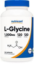 Suplemento Nutricost L-Glicina 1000mg - 120 Cápsulas Vegetarianas Suplemento Nutricost L-Glicina 1000mg - 120 Cápsulas Vegetarianas