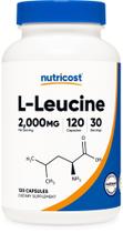 Suplemento Nutricost L-Leucina 2.000 mg 120 cápsulas