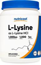 Suplemento Nutricost L-Lisina em Pó 1kg - L-Lisina Pura Suplemento Nutricost L-Lisina em Pó 1kg - L-Lisina Pura