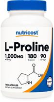 Suplemento Nutricost L-Proline 1000 mg 180 cápsulas