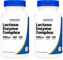Suplemento Nutricost Lactase Enzyme Complex 3.000 FCC ALU 120 cápsulas Suplemento Nutricost Lactase Enzyme Complex 3.000 FCC ALU 120 cápsulas