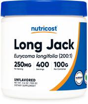 Suplemento Nutricost LongJack (Eurycoma Longifolia) 100:1 Extrato em pó 100g