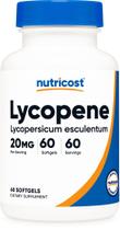 Suplemento Nutricost Lycopene 20mg 60 cápsulas gelatinosas sem glúten
