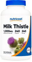 Suplemento Nutricost Milk Thistle 250 mg (1000 mg) 240 cápsulas