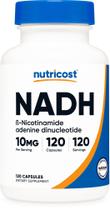 Suplemento Nutricost NADH 10 mg 120 cápsulas B-nicotinamida Suplemento Nutricost NADH 10 mg 120 cápsulas B-nicotinamida