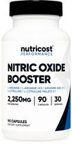 Suplemento Nutricost Nitric Oxide Booster 2250mg 90 cápsulas