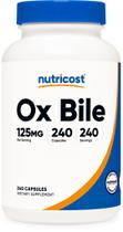 Suplemento Nutricost Ox Bile - Cápsulas 125mg com 240 Unidades
