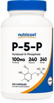 Suplemento Nutricost P5P Vitamina B6 100mg 240 cápsulas