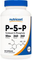 Suplemento Nutricost P5P Vitamina B6 50 mg 240 cápsulas