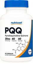 Suplemento Nutricost PQQ (pirroloquinolina quinona) 20 mg 60 cápsulas