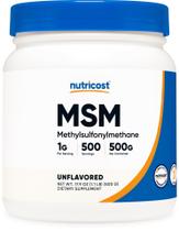 Suplemento Nutricost Pure MSM em pó 500g (metilsulfonilmetano)
