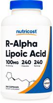 Suplemento Nutricost R-Alpha Lipoic Acid 100mg 240 cápsulas