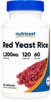 Suplemento Nutricost Red Yeast Rice 1200 mg 120 cápsulas